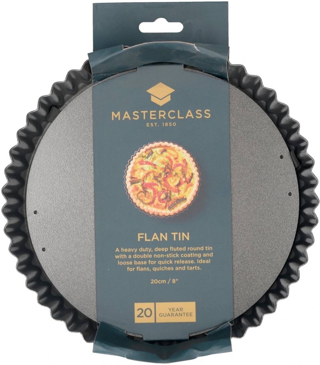 MasterClass Nepřilnavá forma na koláč / quiche, s odnímatelným dnem, 20 cm