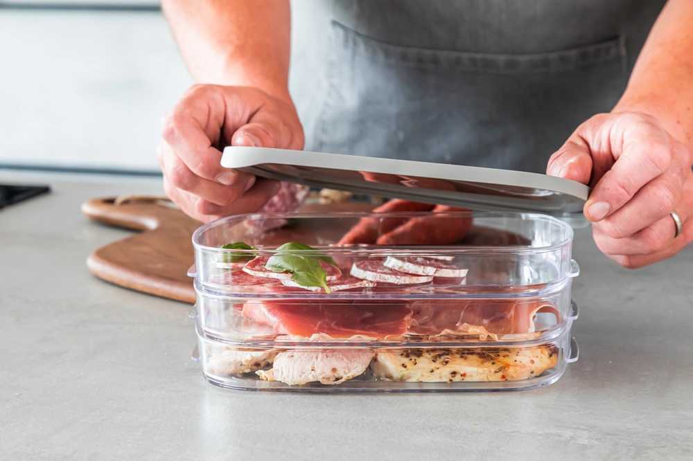 MasterClass Úložný box na potraviny, více sekcí