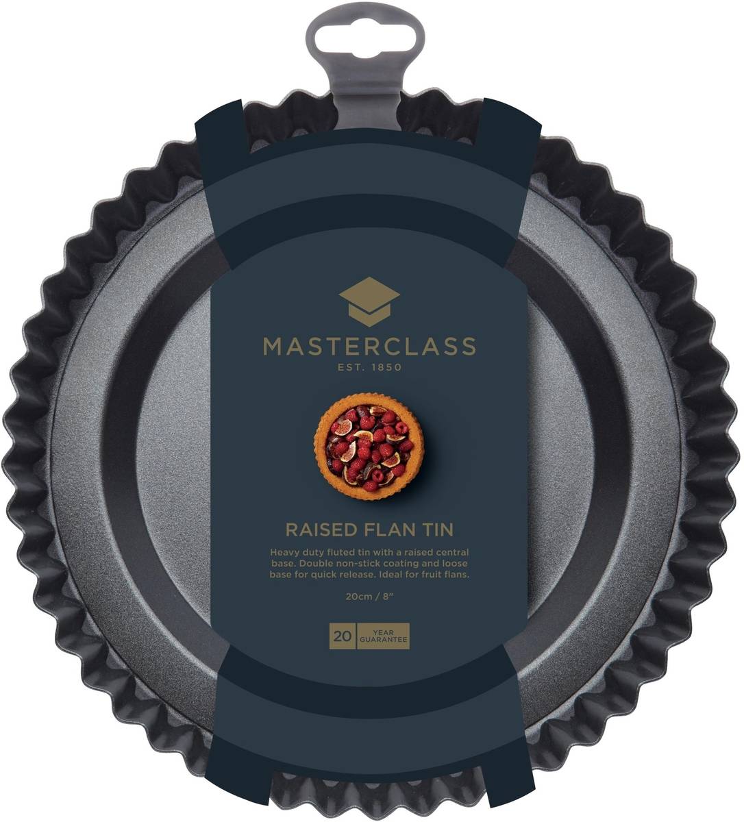 MasterClass Nepřilnavá forma na koláč / quiche, s odnímatelným dnem, 20 cm