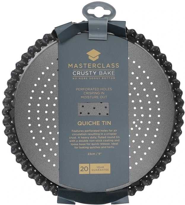 MasterClass Forma na koláč / quiche perforovaná, 23 cm