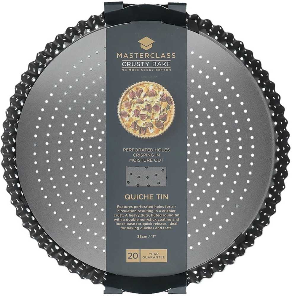 MasterClass Forma na koláč / quiche perforovaná, 28 cm