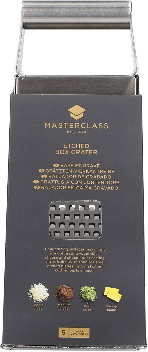 MasterClass Čtyřhranné struhadlo, 19 cm