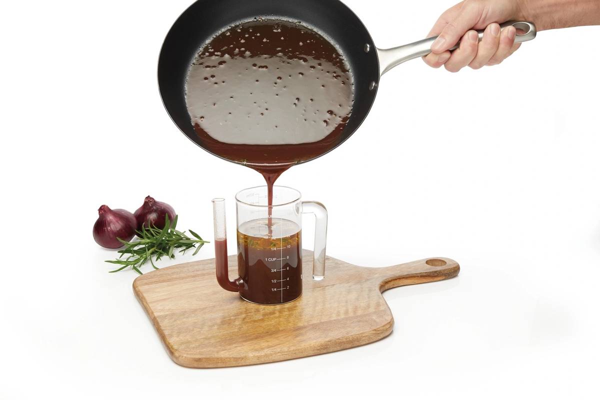 MasterClass Skleněný oddělovač tuku, 500 ml