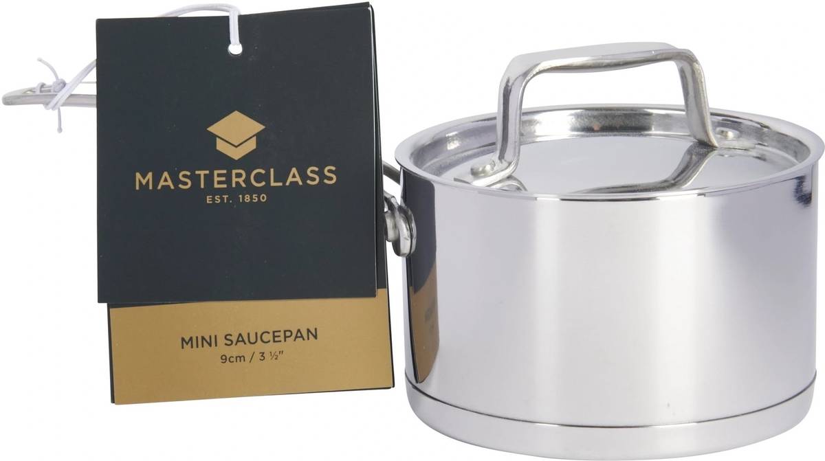 MasterClass Nerezový mini rendlík na omáčku, 9 cm