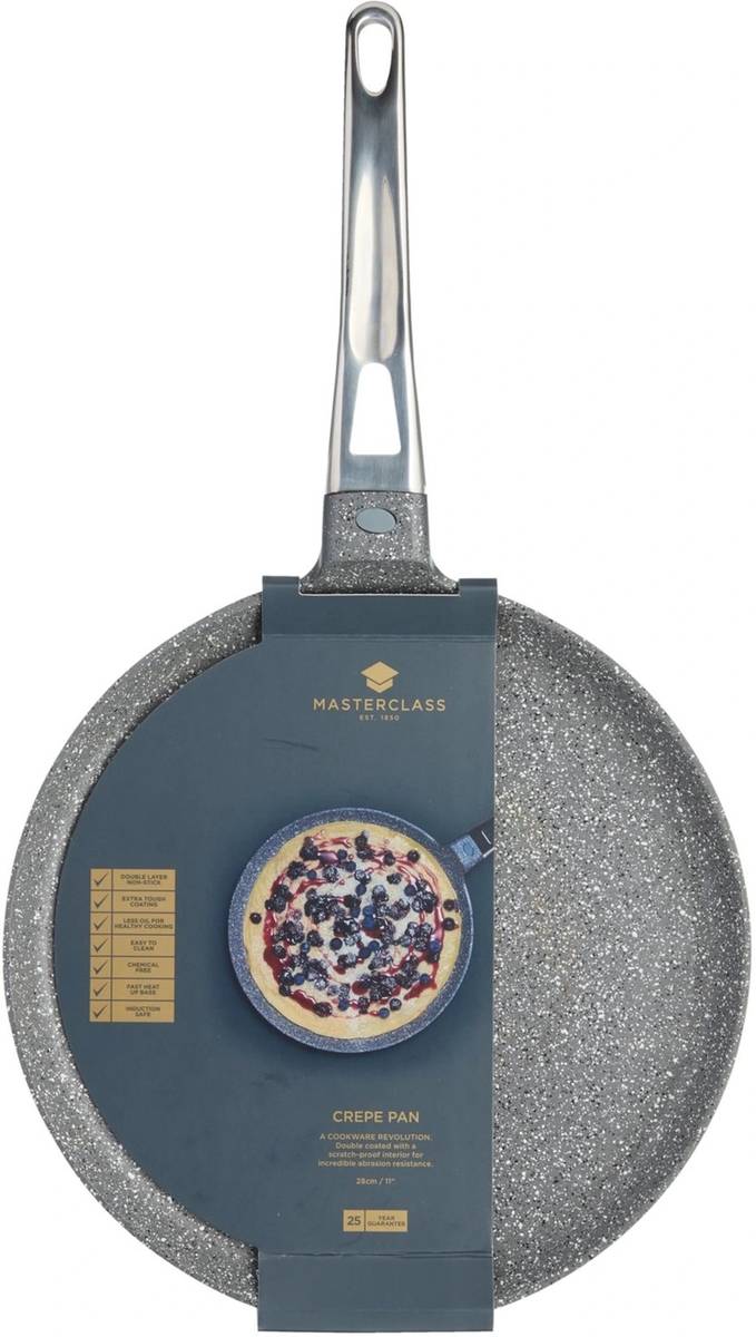 MasterClass Pánev na palačinky z litého hliníku, 28 cm