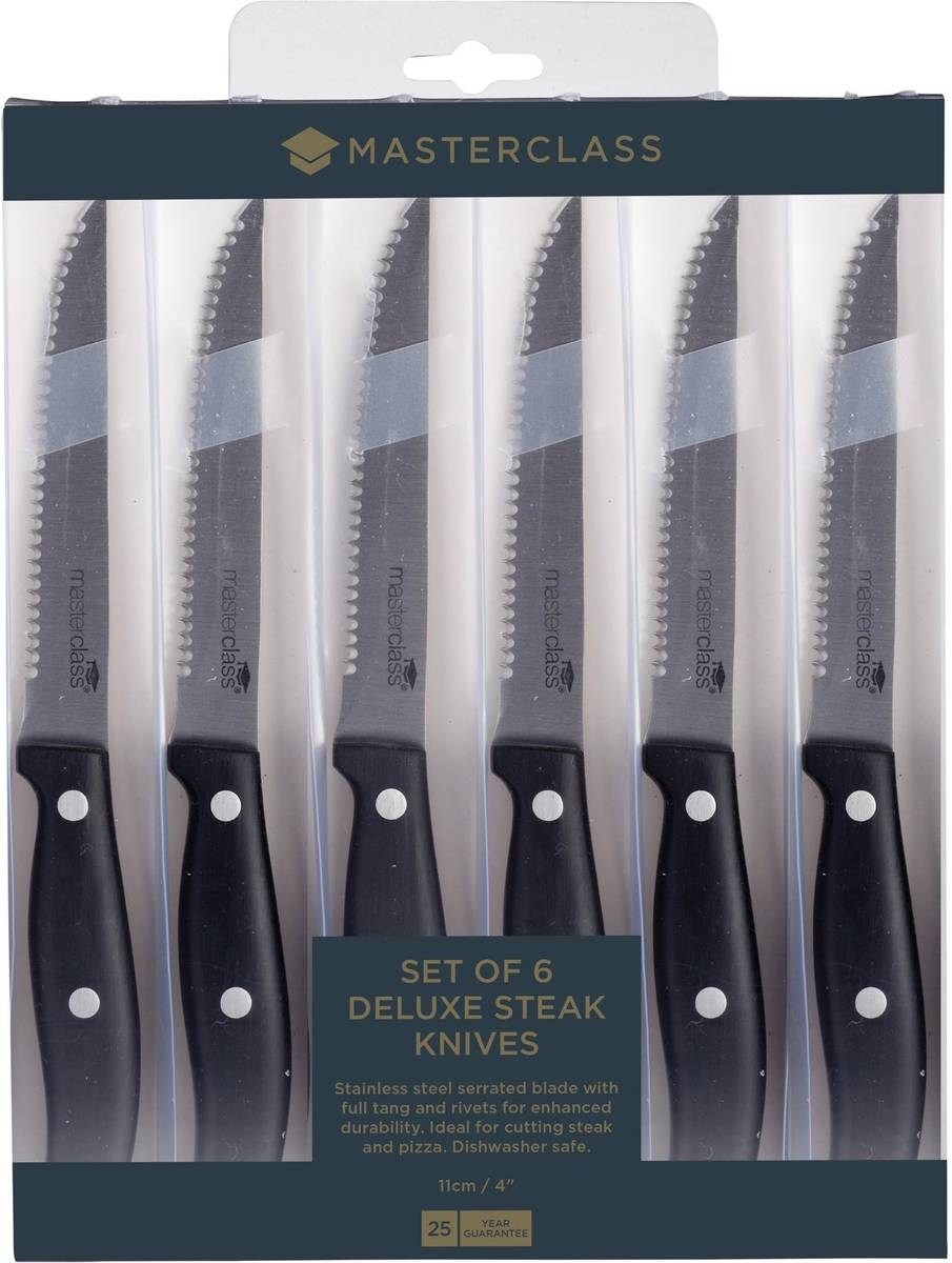 MasterClass Sada steakových nožů, 6 ks