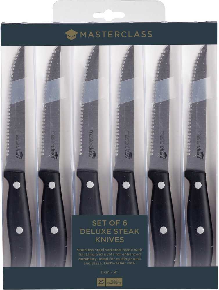 MasterClass Sada steakových nožů, 6 ks