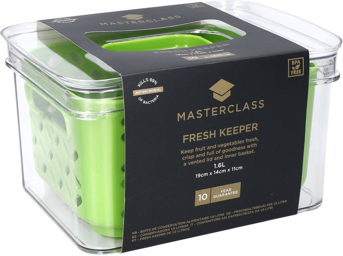 MasterClass Fresh Keeper Úložný box na ovoce a zeleninu, 1.6 l