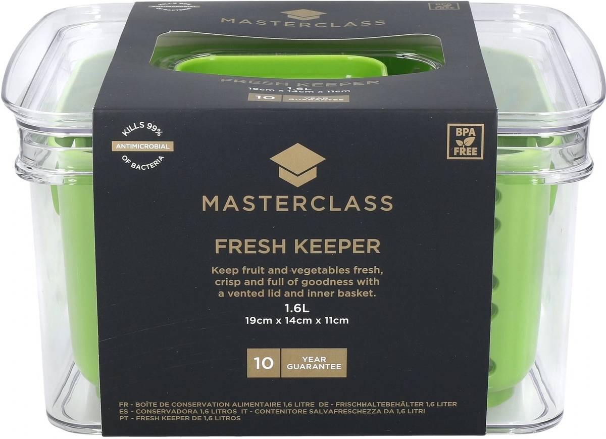 MasterClass Fresh Keeper Úložný box na ovoce a zeleninu, 1.6 l