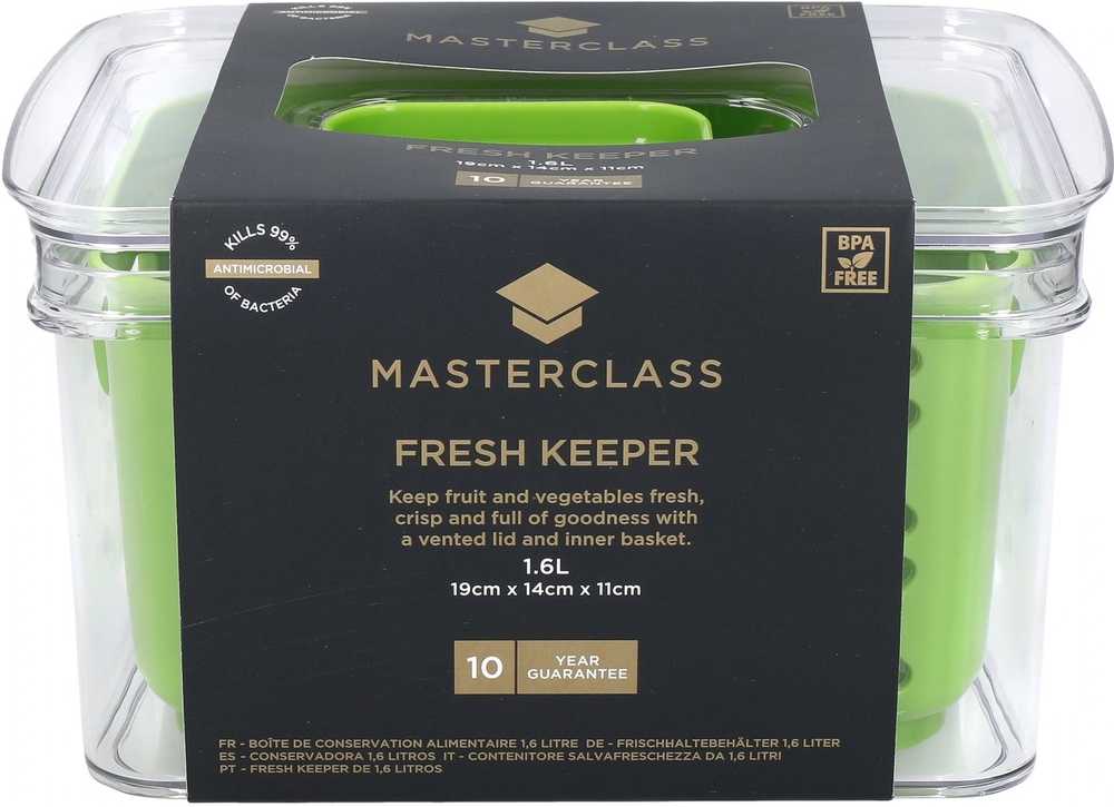 MasterClass Fresh Keeper Úložný box na ovoce a zeleninu, 1.6 l