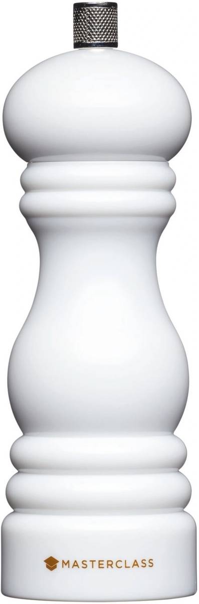 MasterClass Mlýnek na koření, bílá, 17 cm