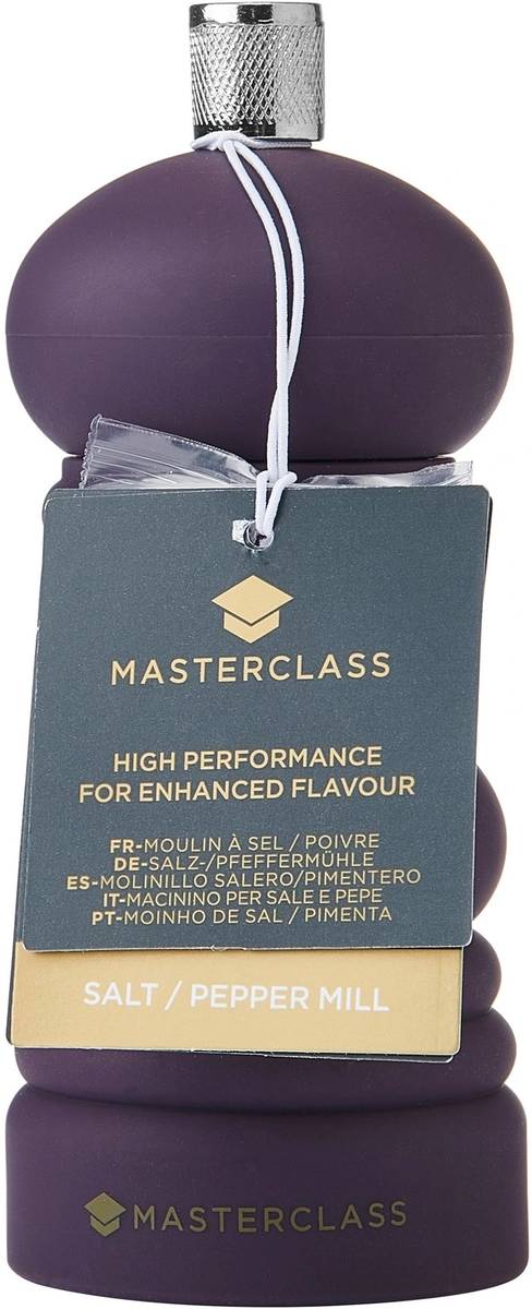 MasterClass Mlýnek na koření, fialová, 12 cm