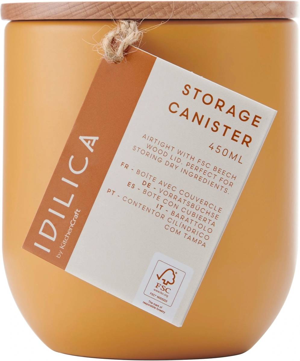 Idilica Dóza na potraviny, 450 ml, okrová