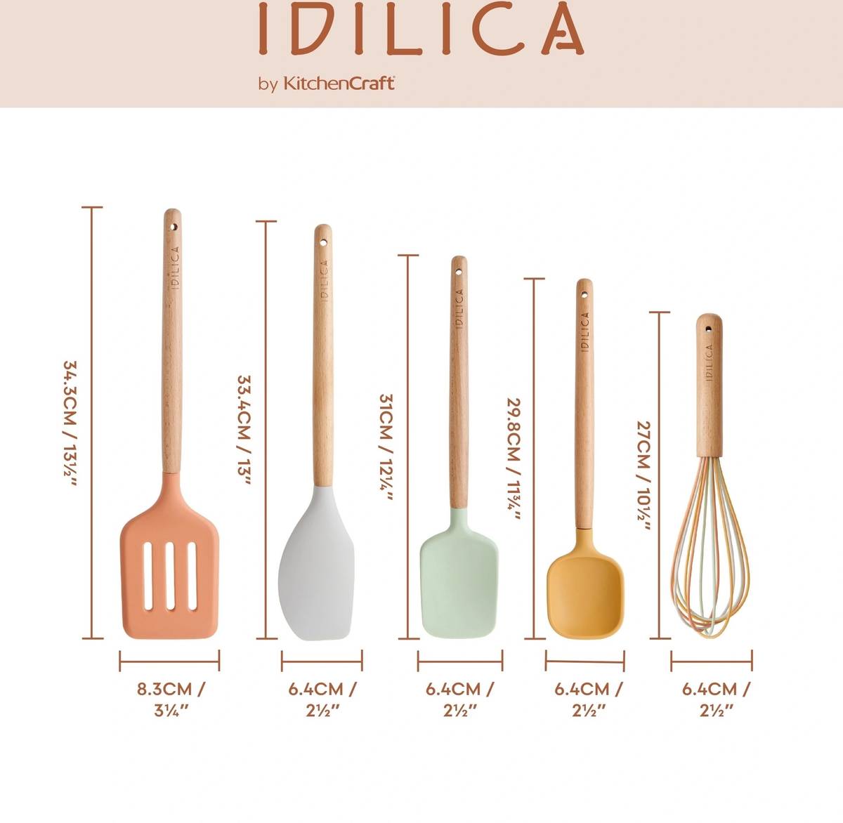 Idilica Sada kuchyňského náčiní, 5 ks