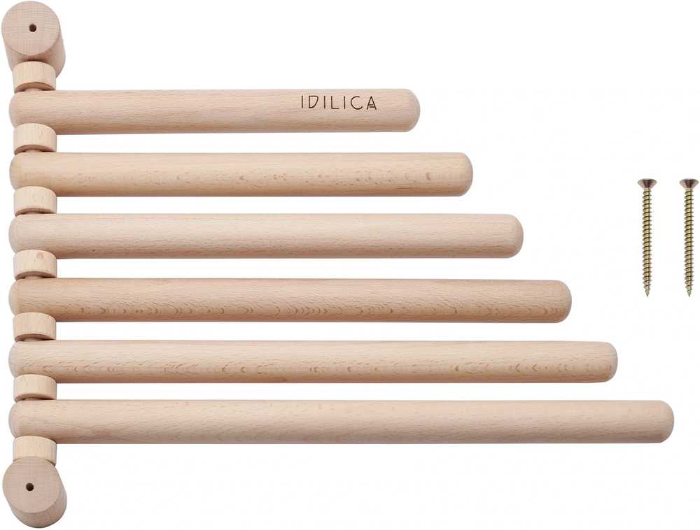 Idilica Nástěnný držák z bukového dřeva