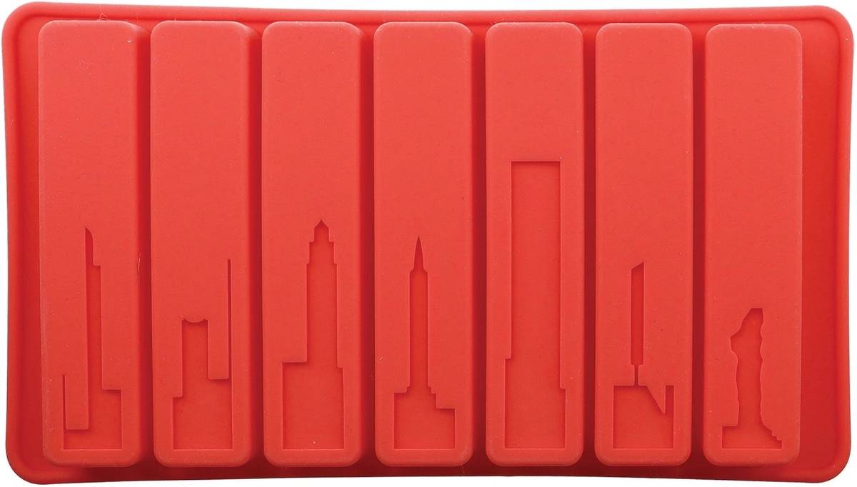 BUILT New York Forma na led, červená
