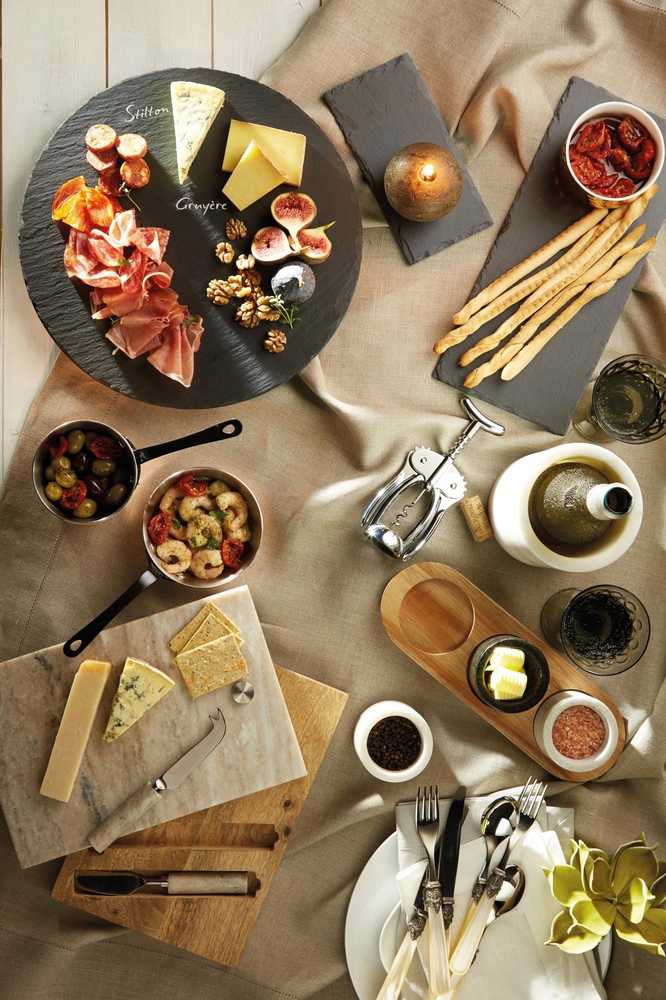Artesà Servírovací talíř z břidlice