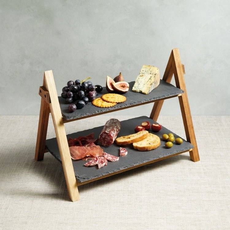 Artesà Dvoupatrový podnos, 40 x 25 cm