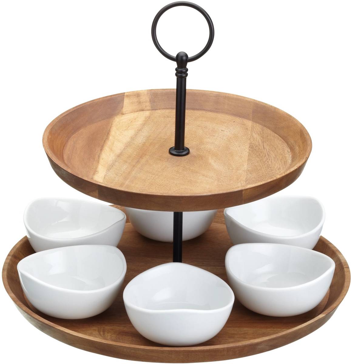 Artesà Servírovací dvoupatrový etažér