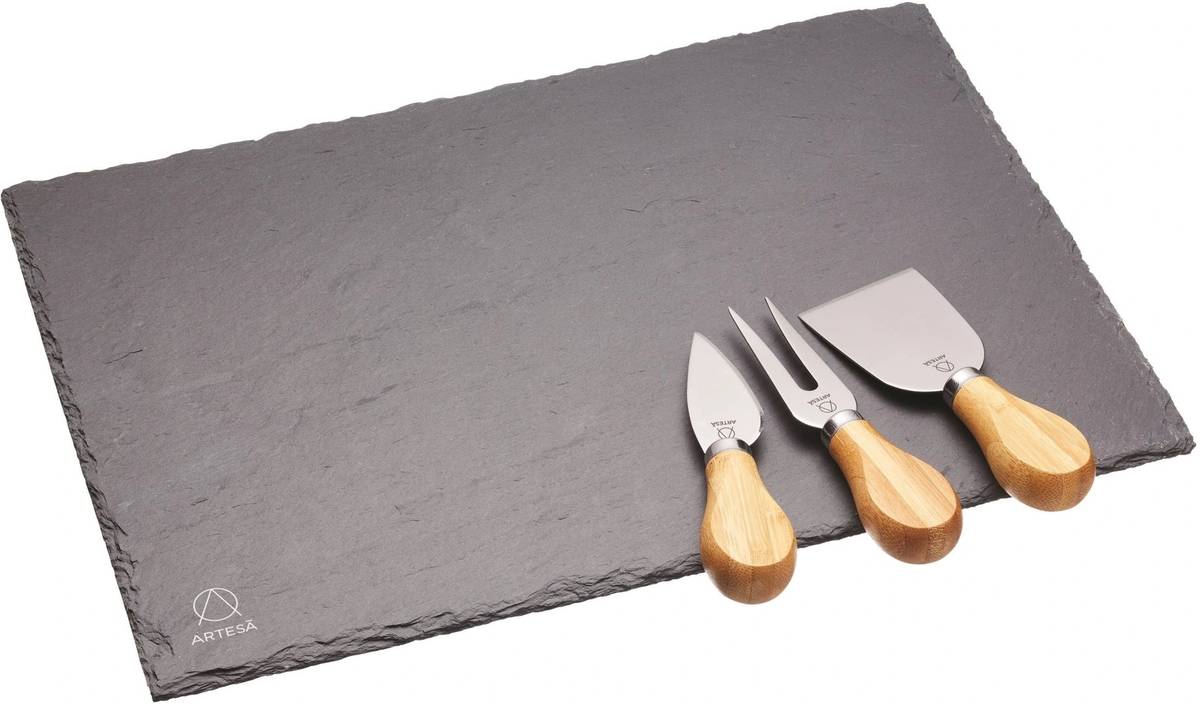 Artesà Sada na servírování sýrů, s břidlicí