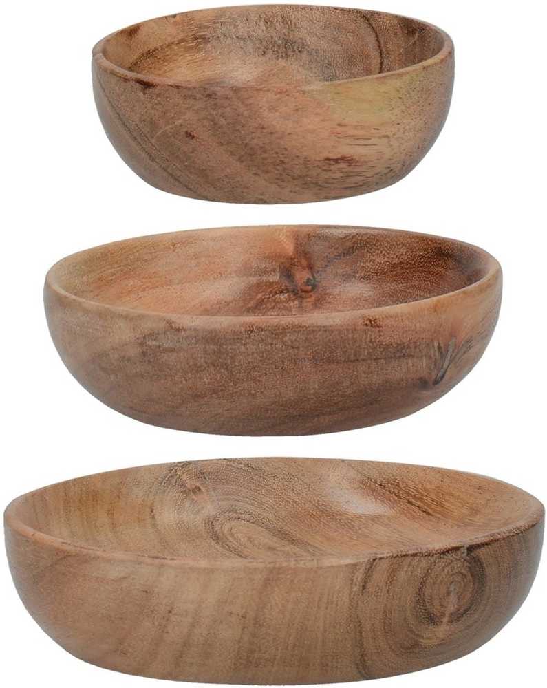 Artesà Sada servírovacích misek, akácie, 3 ks