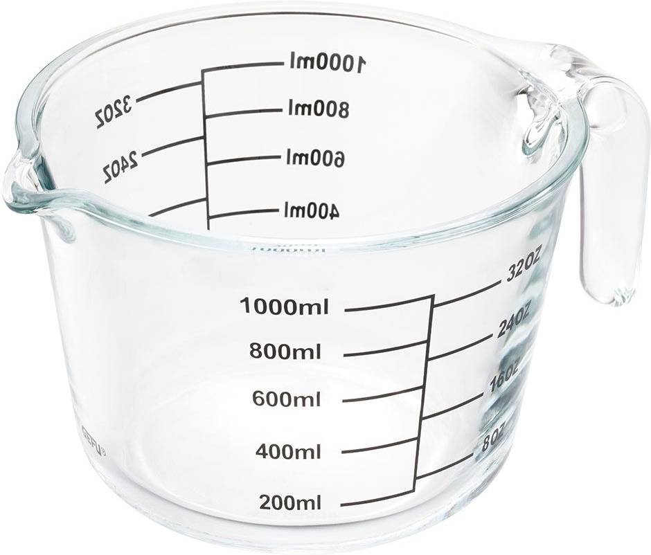 Gefu Skleněná odměrka Dimenso, 1 l