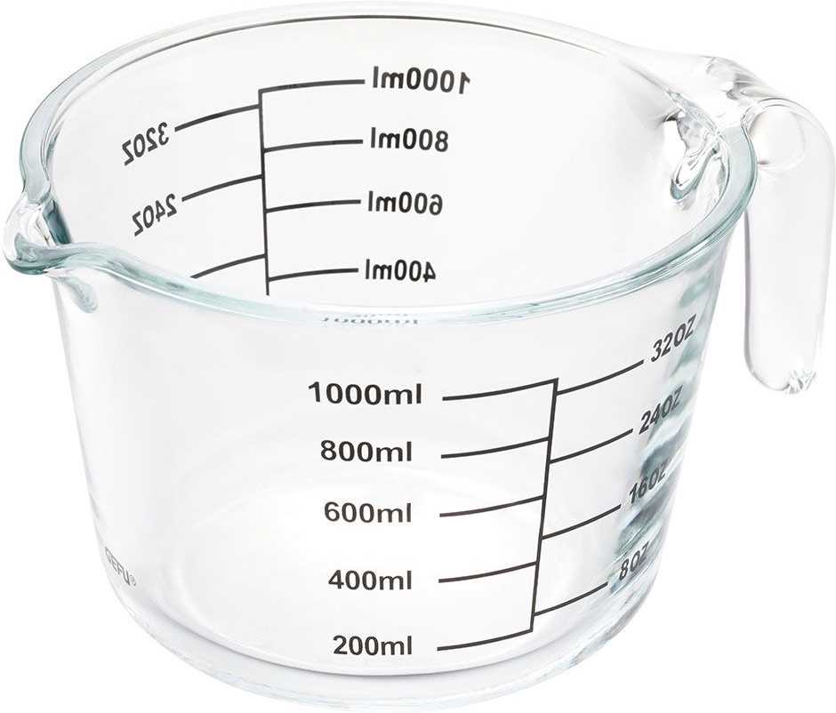 Gefu Skleněná odměrka Dimenso, 1 l