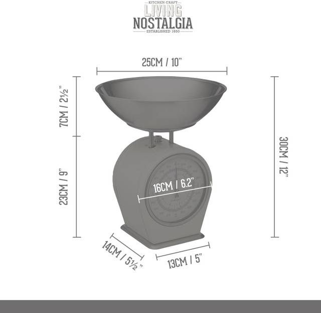 KitchenCraft Kuchyňská váha, krémová, 4 kg