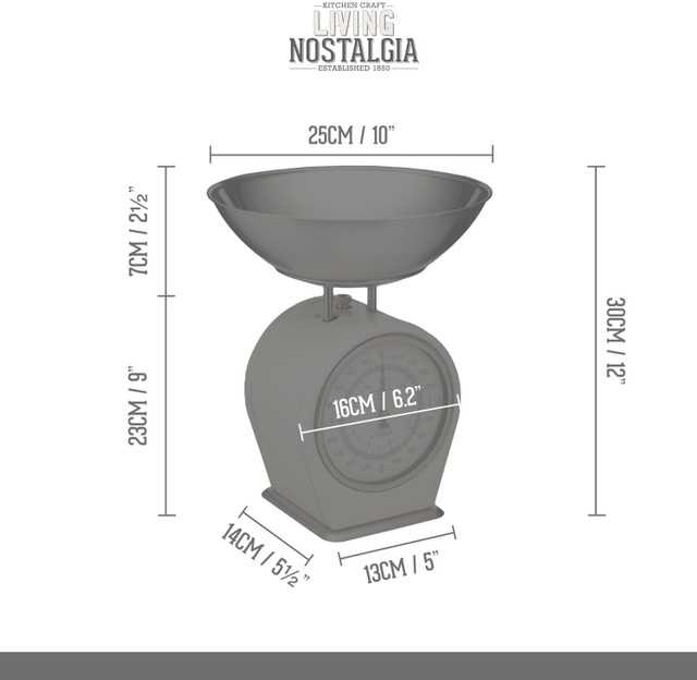 KitchenCraft Kuchyňská váha, krémová, 4 kg