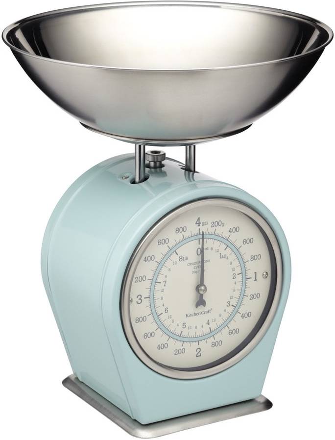 KitchenCraft Kuchyňská váha, modrá