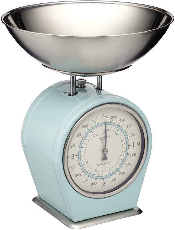 KitchenCraft Kuchyňská váha, modrá