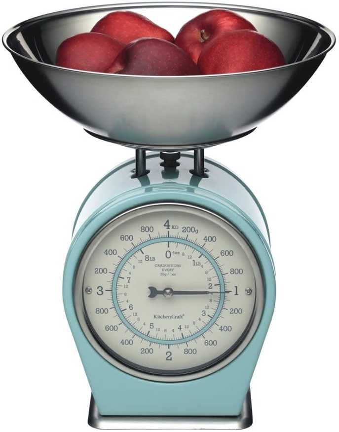 KitchenCraft Kuchyňská váha, modrá