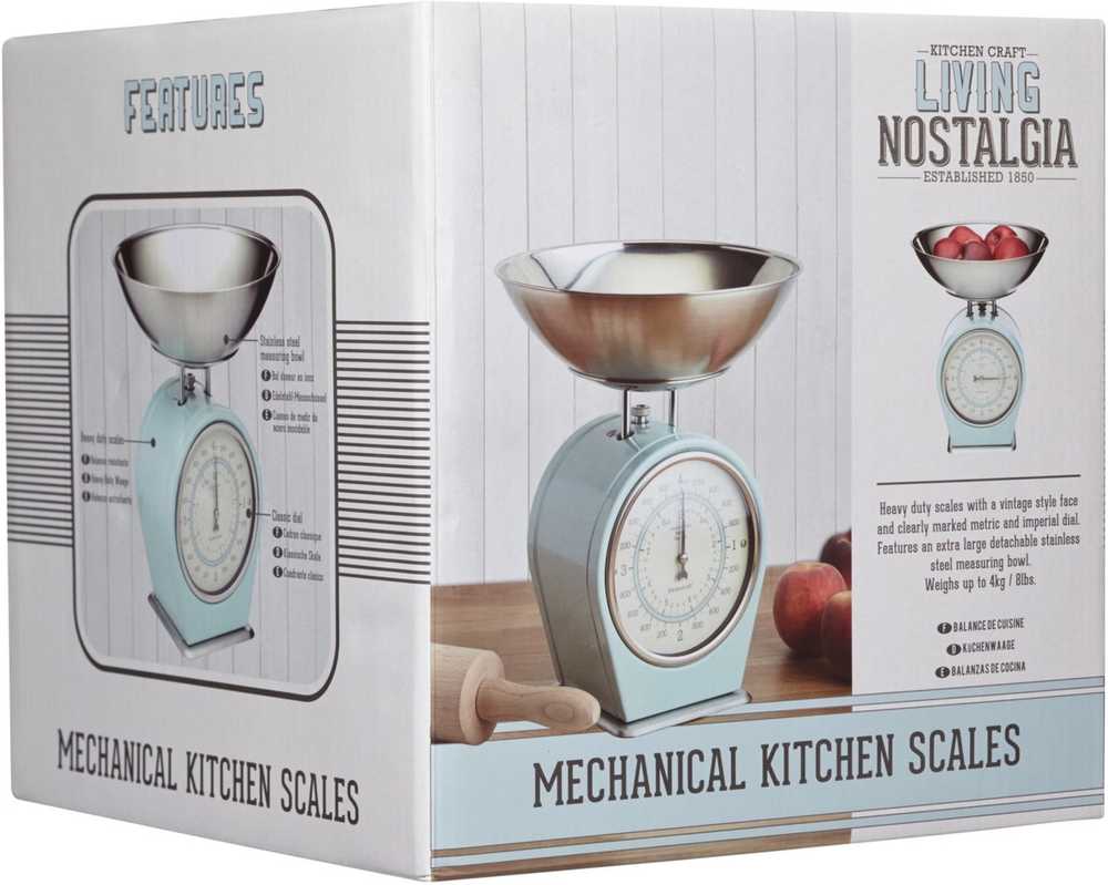 KitchenCraft Kuchyňská váha, modrá