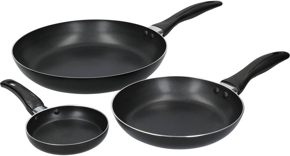 KitchenCraft Sada nepřilnavých pánví, 3 ks