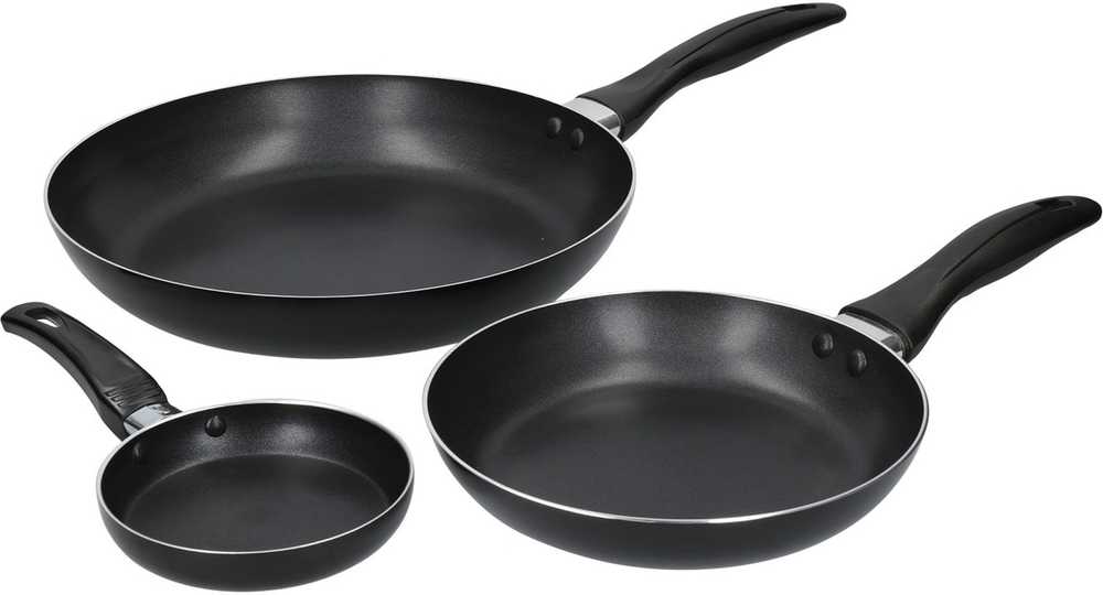 KitchenCraft Sada nepřilnavých pánví, 3 ks