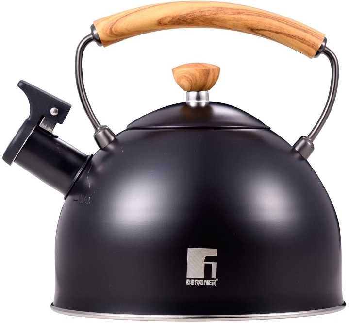 Bergner Konvice pískací CHARCOAL 2,3 litru fialovočerná