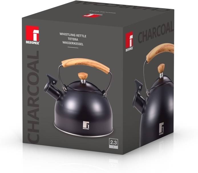 Bergner Konvice pískací CHARCOAL 2,3 litru fialovočerná