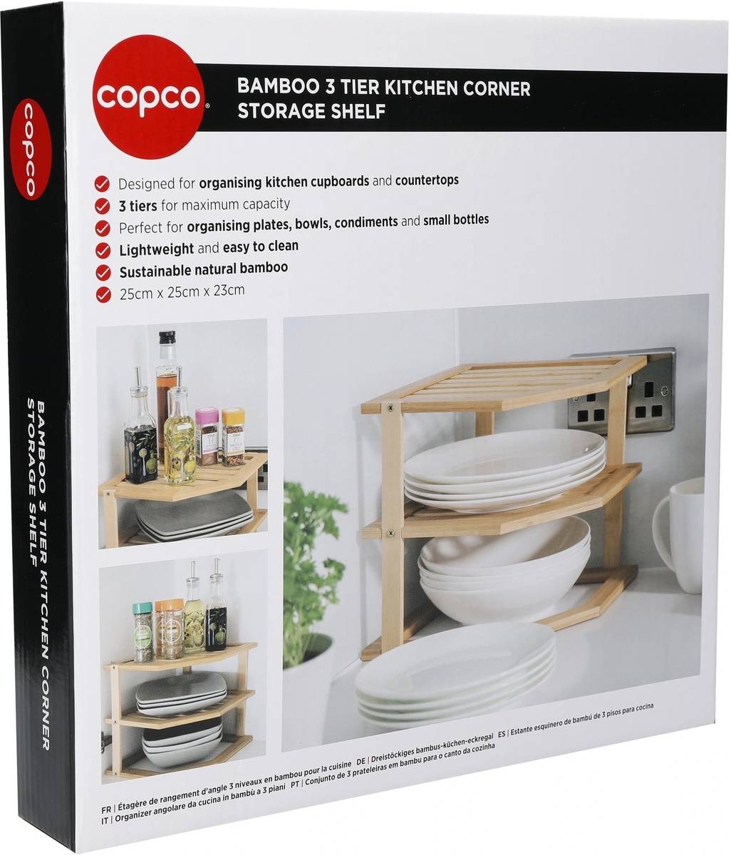 Copco Třípatrový bambusový organizér