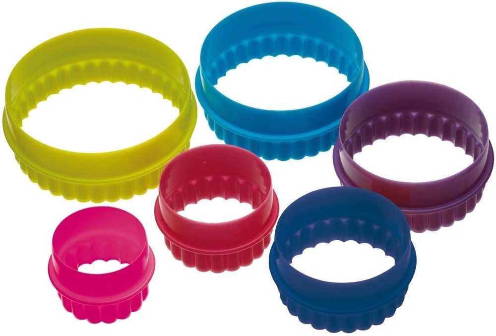 Colourworks Sada vykrajovátek, tvar koleček, 6 ks