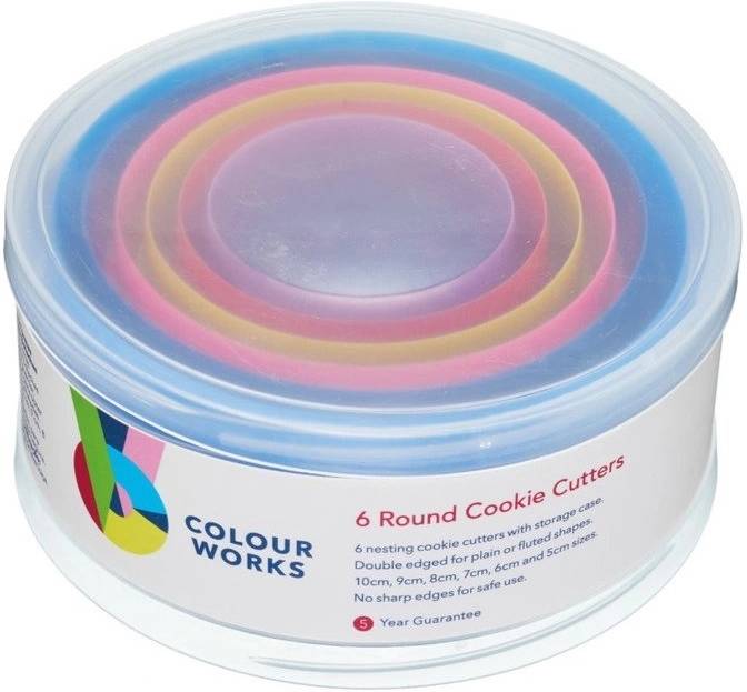 Colourworks Sada vykrajovátek, tvar koleček, 6 ks