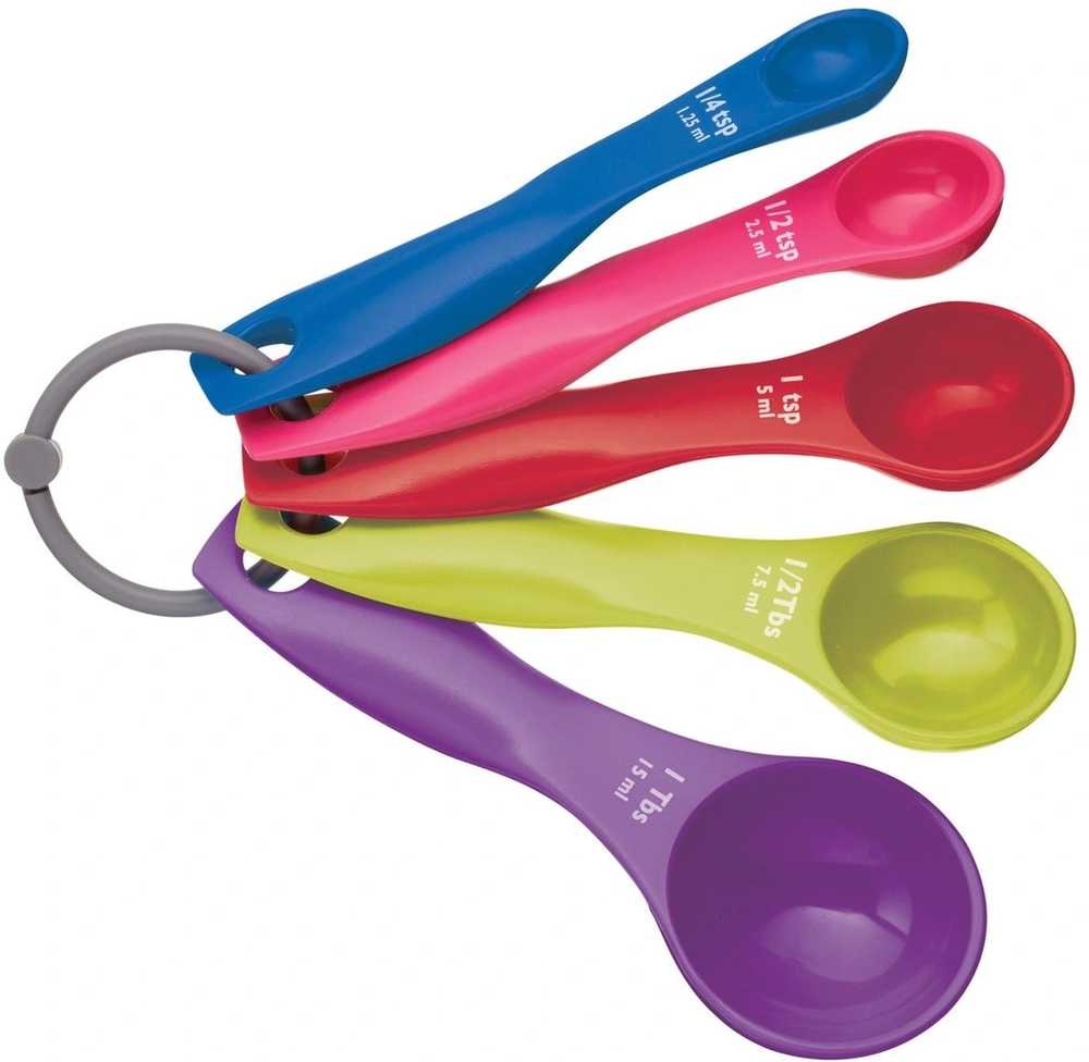 Colourworks Sada odměrných lžiček Brights, 5 ks