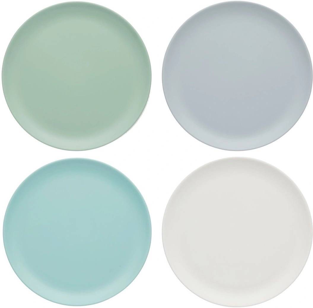 Colourworks Sada talířů z melaminu Classics, 23 cm, 4 ks
