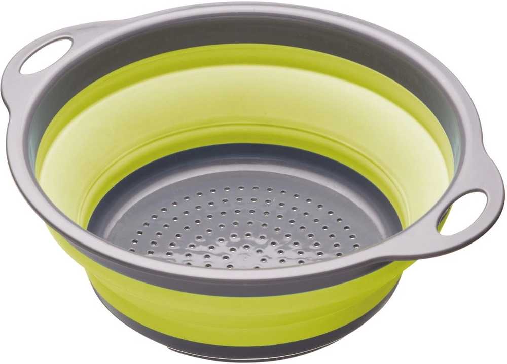 Colourworks Cedník Brights, zelená, 24 cm