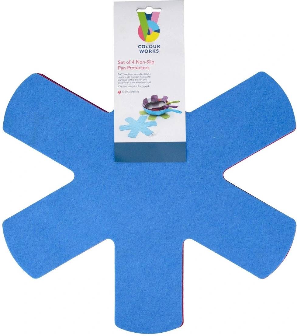 Colourworks Ochranné podložky mezi pánve Brights, 38 cm, 4 ks