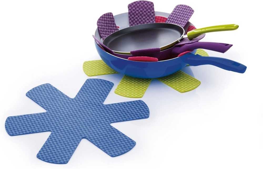 Colourworks Ochranné podložky mezi pánve Brights, 38 cm, 4 ks