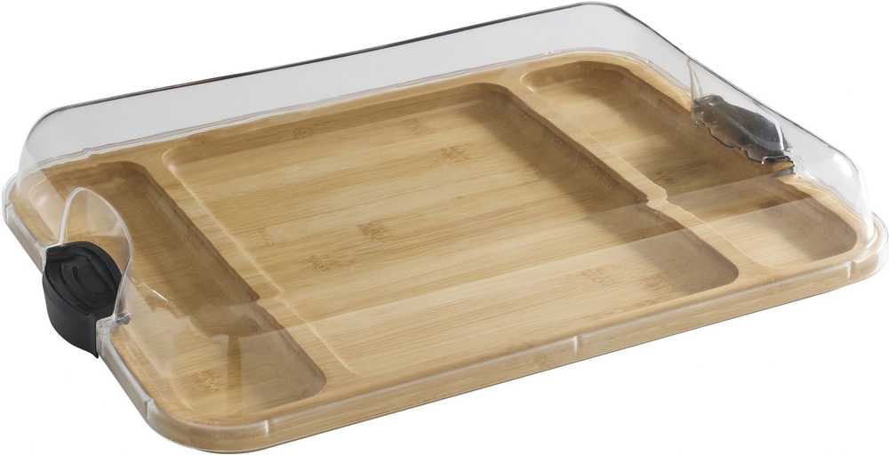 Farberware Servírovací prkénko s poklopem, obdélníkové, 30.5 x 40.5 cm