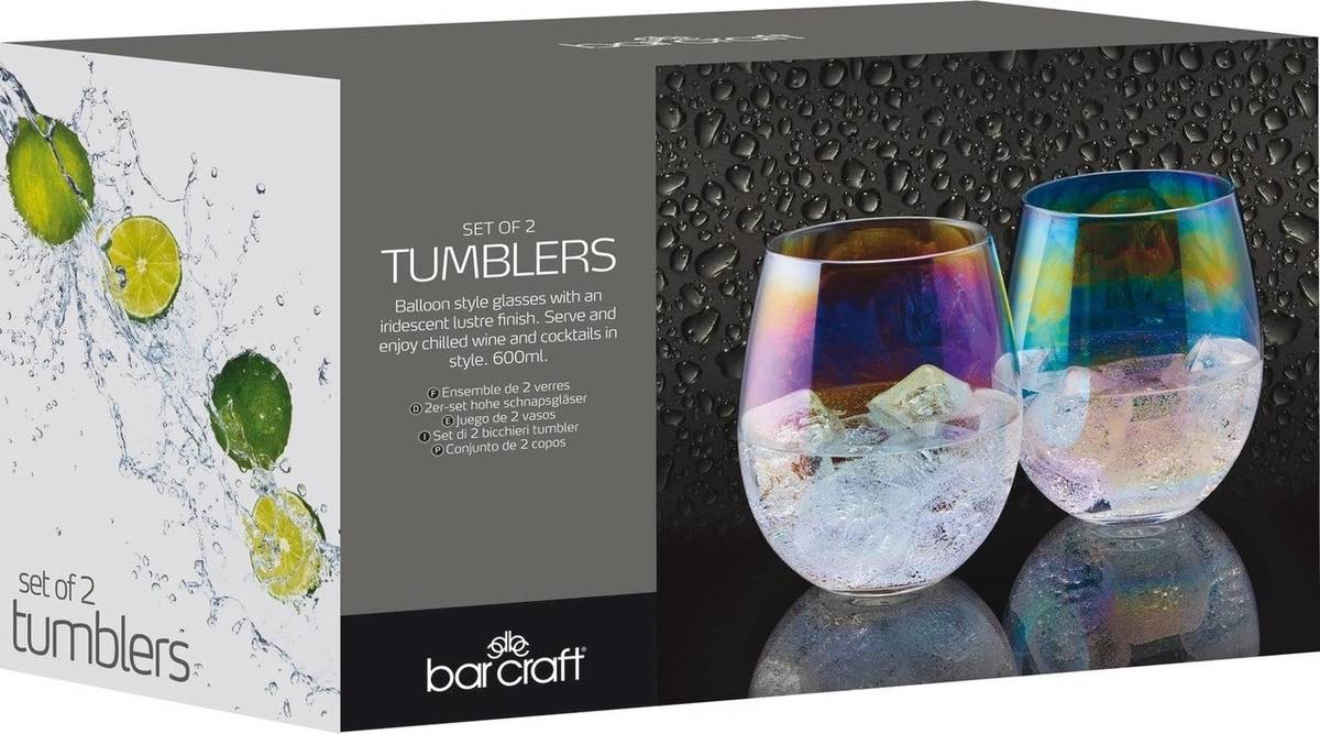 BarCraft Sada sklenic, 2 ks, 600 ml