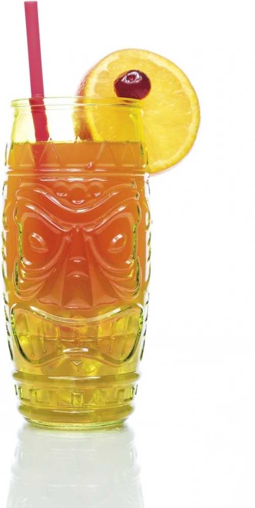 BarCraft Sada dvou sklenic na koktejl Tiki, 650 ml