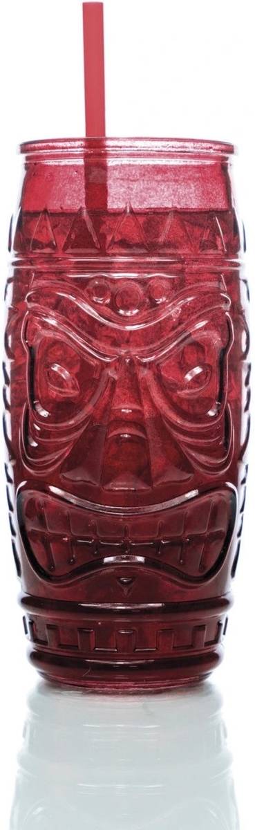 BarCraft Sada dvou sklenic na koktejl Tiki, 650 ml