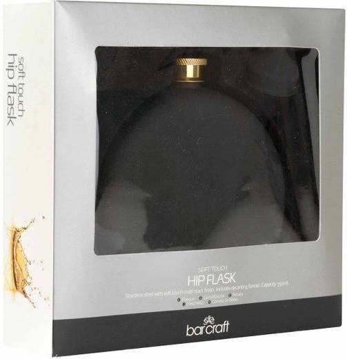 BarCraft Placatka z nerezové oceli s měkkou povrchovou úpravou, 350 ml